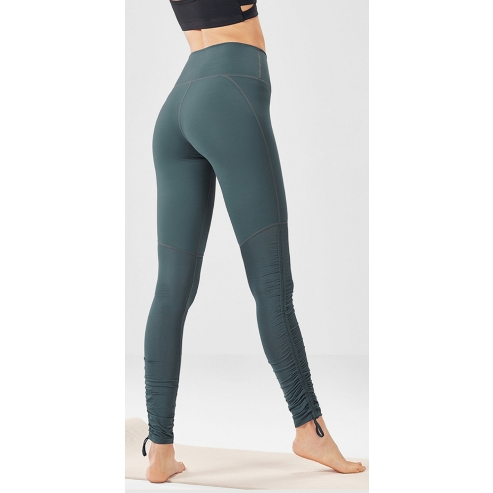 Fabletics Cashel Foldover Cinch Ankle High Rise Leggings Color Amazon Size Small